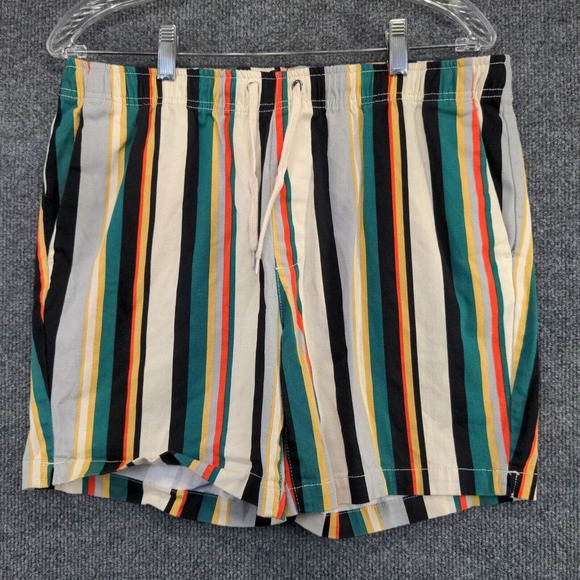 Pacsun Women's Striped Shorts Multicolor Size M Cotton Spandex Blend - Picture 5 of 11